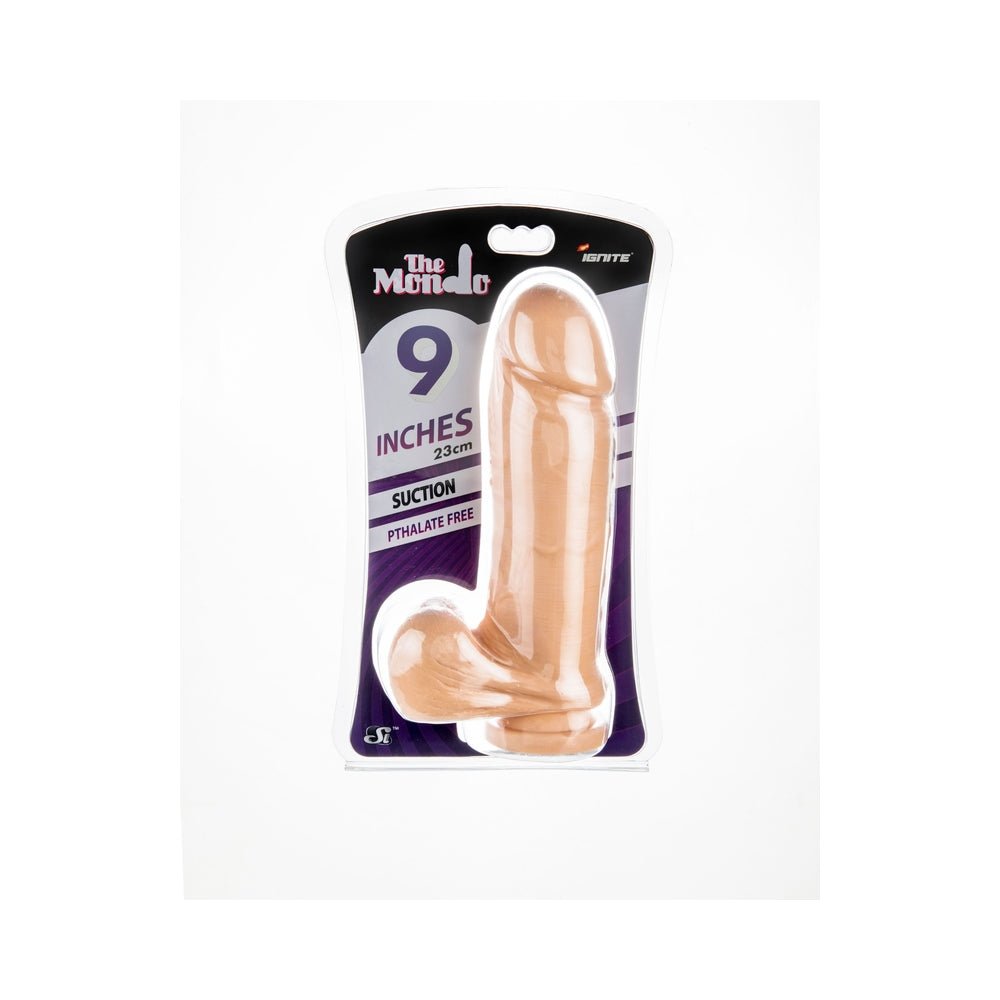 Thick Cock Balls 9 Inches Suction Cup Beige Dildo-Si Novelties-Sexual Toys®