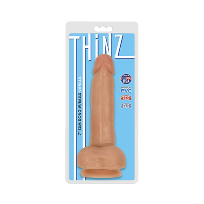 Thinz 7 inches Slim Realistic Dong with Balls-Curve Novelties-Sexual Toys®