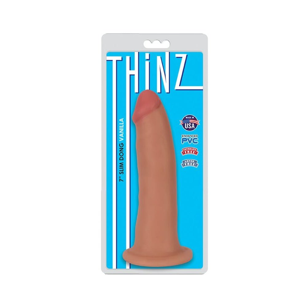 Thinz 7 inches Slim Realistic Dong with Suction Cup-Curve Novelties-Sexual Toys®