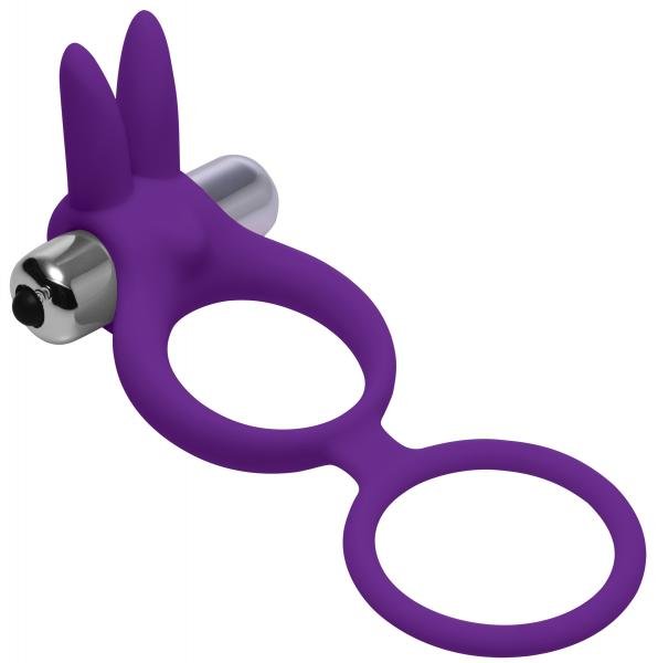 Throbbin Hopper Vibrating Cock And Ball Ring Purple-Frisky-Sexual Toys®
