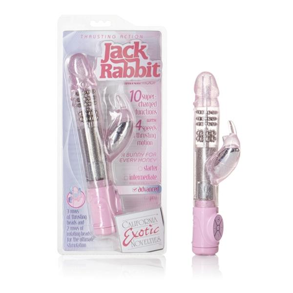 Thrusting Jack Rabbit Pink Vibrator-Jack Rabbit-Sexual Toys®