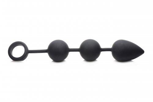 Tom Of Finland Weighted Anal Ball Beads Black-Tom of Finland-Sexual Toys®