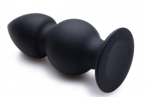 Tom Of Finland Weighted Silicone Anal Plug Black-Tom of Finland-Sexual Toys®