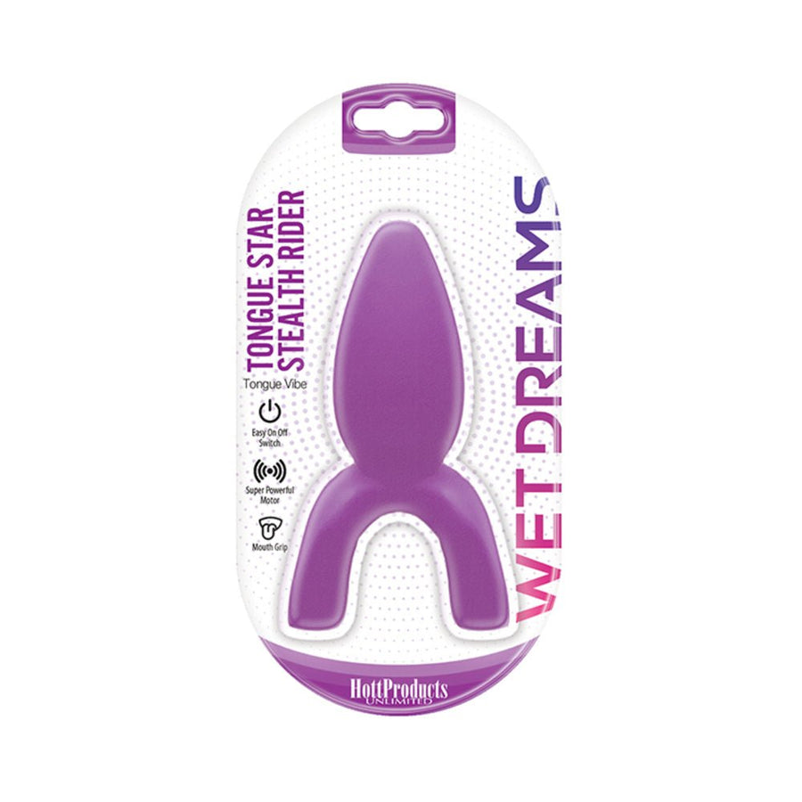 Tongue Star Stealth Rider Vibe With Contoured Pleasure Tip-Hott Products-Sexual Toys®