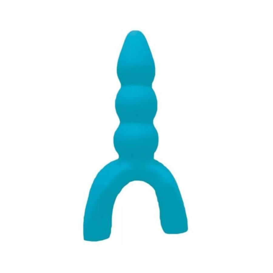 Tongue Star Thrill Seeker Tongue Vibe With Pleasure Ribs Blue-blank-Sexual Toys®