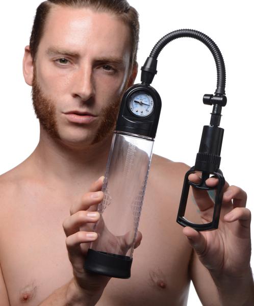 Trigger Penis Pump With Built In Pressure Gauge-Size Matters-Sexual Toys®