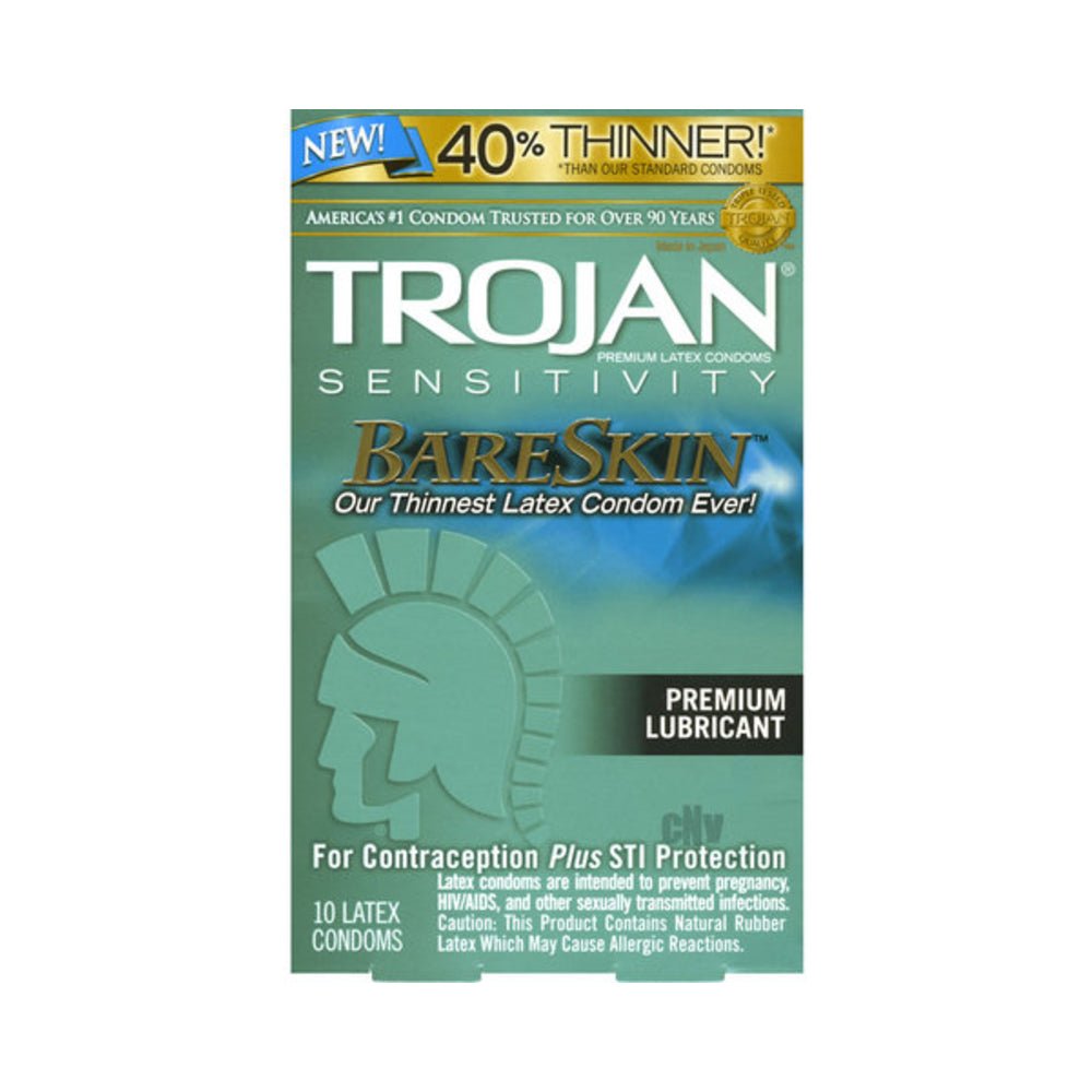 Trojan Bare Skin Lubricated Condoms (10)-Trojan-Sexual Toys®