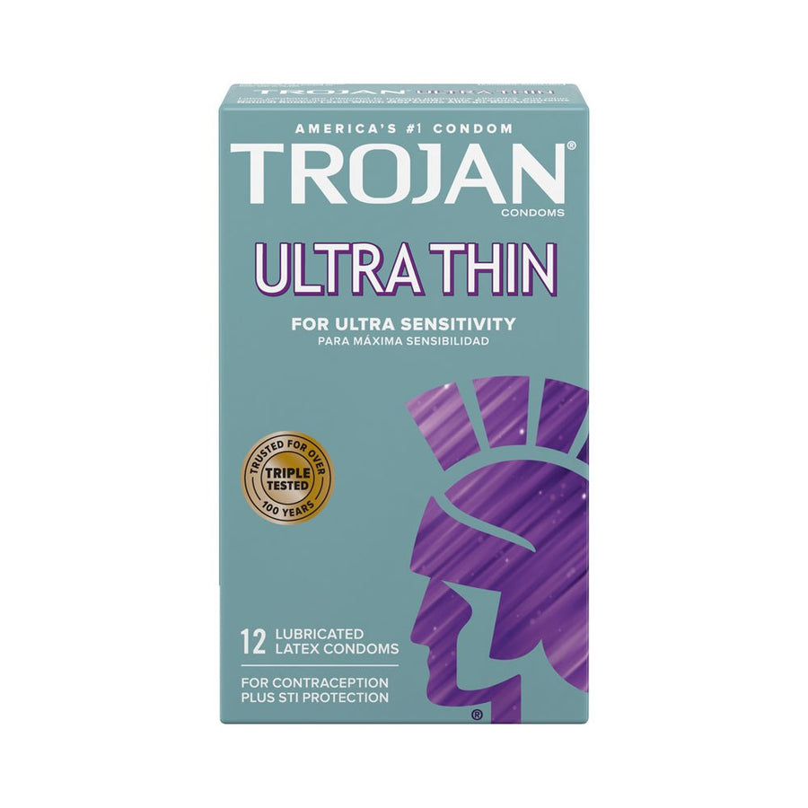 Trojan Sensitivity Ultra Thin Latex Condoms 12 Pack-blank-Sexual Toys®