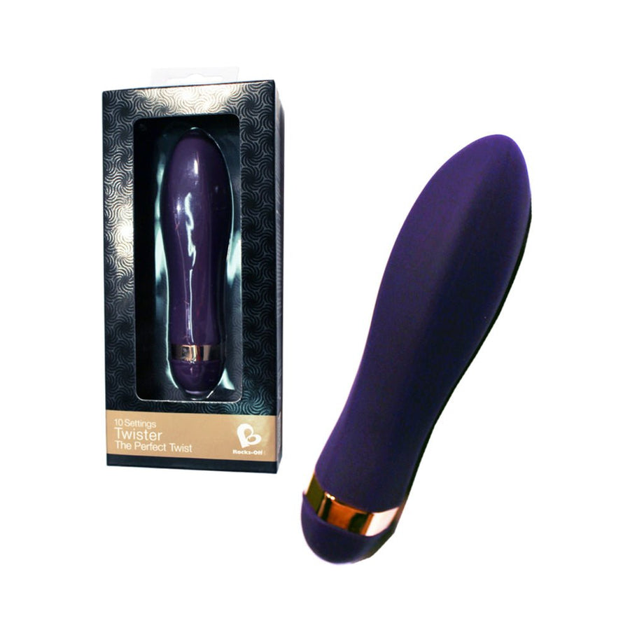 Twister Purple Discreet Vibrator-Rocks-Off-Sexual Toys®