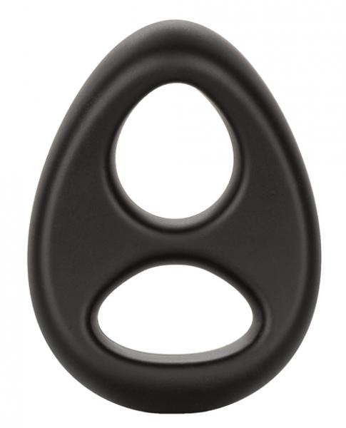 Ultra Soft Dual Ring Black-Cal Exotics-Sexual Toys®