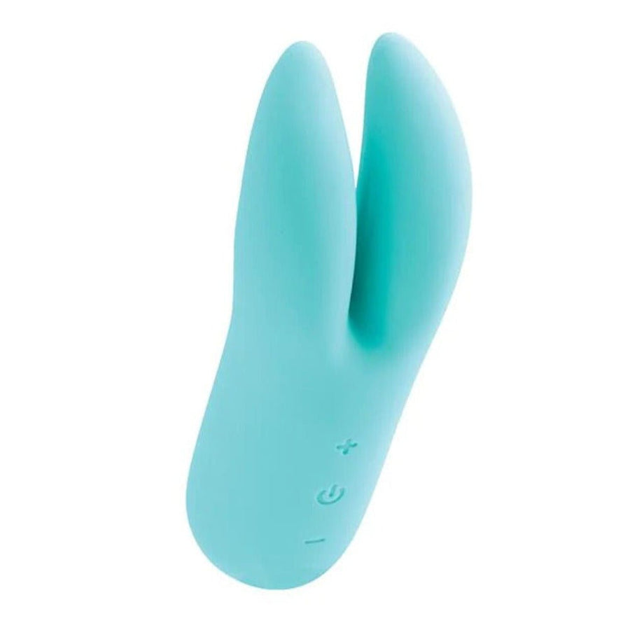 Vedo Kitti Rechargeable Dual Vibe Tease Me Turquoise-VeDO-Sexual Toys®