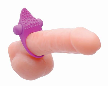 Versa Tingler Cock Ring, Finger Vibe Clit Stim Purple-Frisky-Sexual Toys®