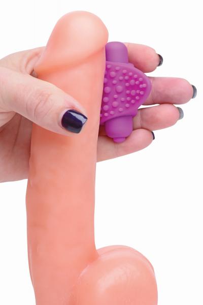 Versa Tingler Cock Ring, Finger Vibe Clit Stim Purple-Frisky-Sexual Toys®