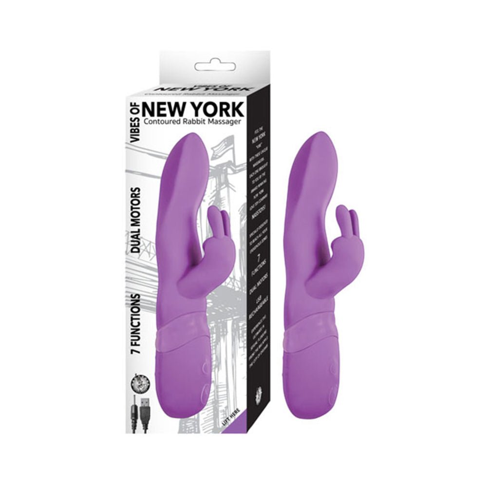 Vibes Of New York Contoured Rabbit Massager-Nasstoys-Sexual Toys®