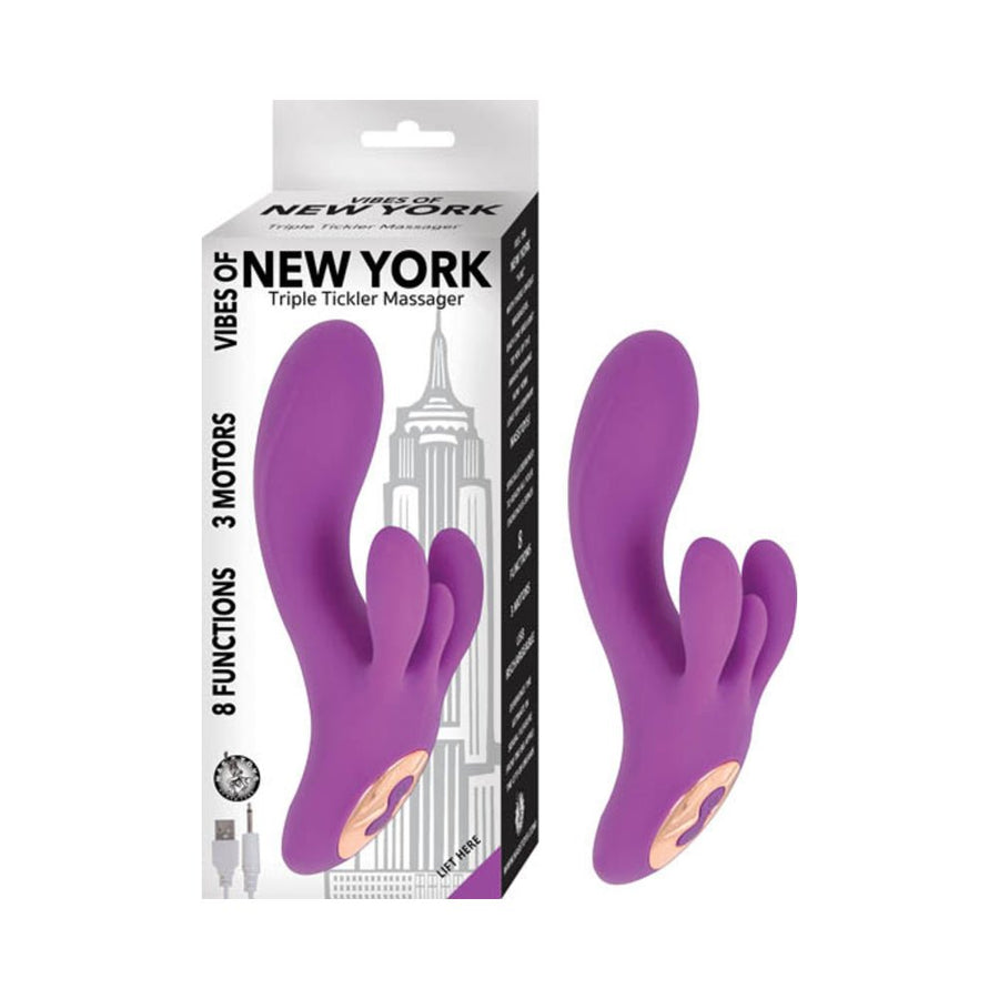 Vibes Of New York Triple Tickler Massager-Nasstoys-Sexual Toys®