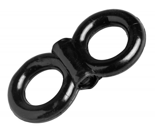 Vibrating Dual Cock Ring Black-Trinity Vibes-Sexual Toys®
