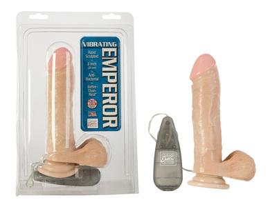 Vibrating Emperor Dildo 8 Inch Ivory-blank-Sexual Toys®