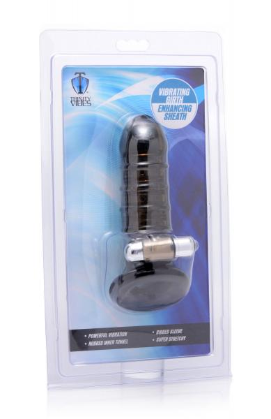 Vibrating Girth Enhancing Sheath Black-Trinity Vibes-Sexual Toys®