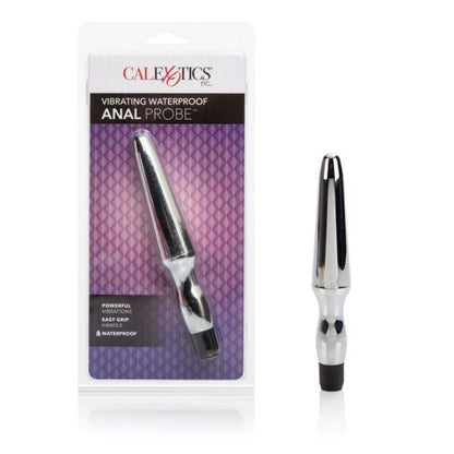 Vibrating Waterproof Anal Probe Silver-blank-Sexual Toys®