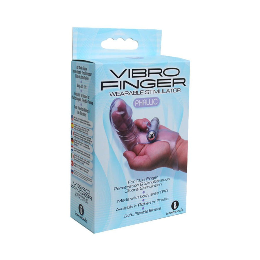 Vibrofinger Phallic Finger Massager Purple-Icon-Sexual Toys®
