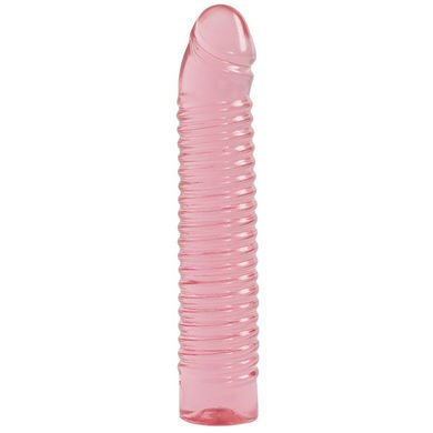 Vivid Ribbed Jellie Cock Sunrise - Pink-Vivid Toys-Sexual Toys®