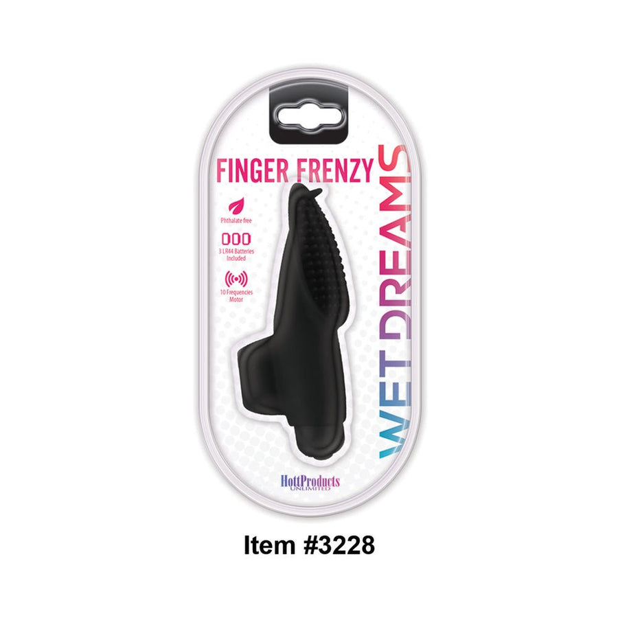 Wet Dreams Finger Frenzy 10 Function Black-blank-Sexual Toys®