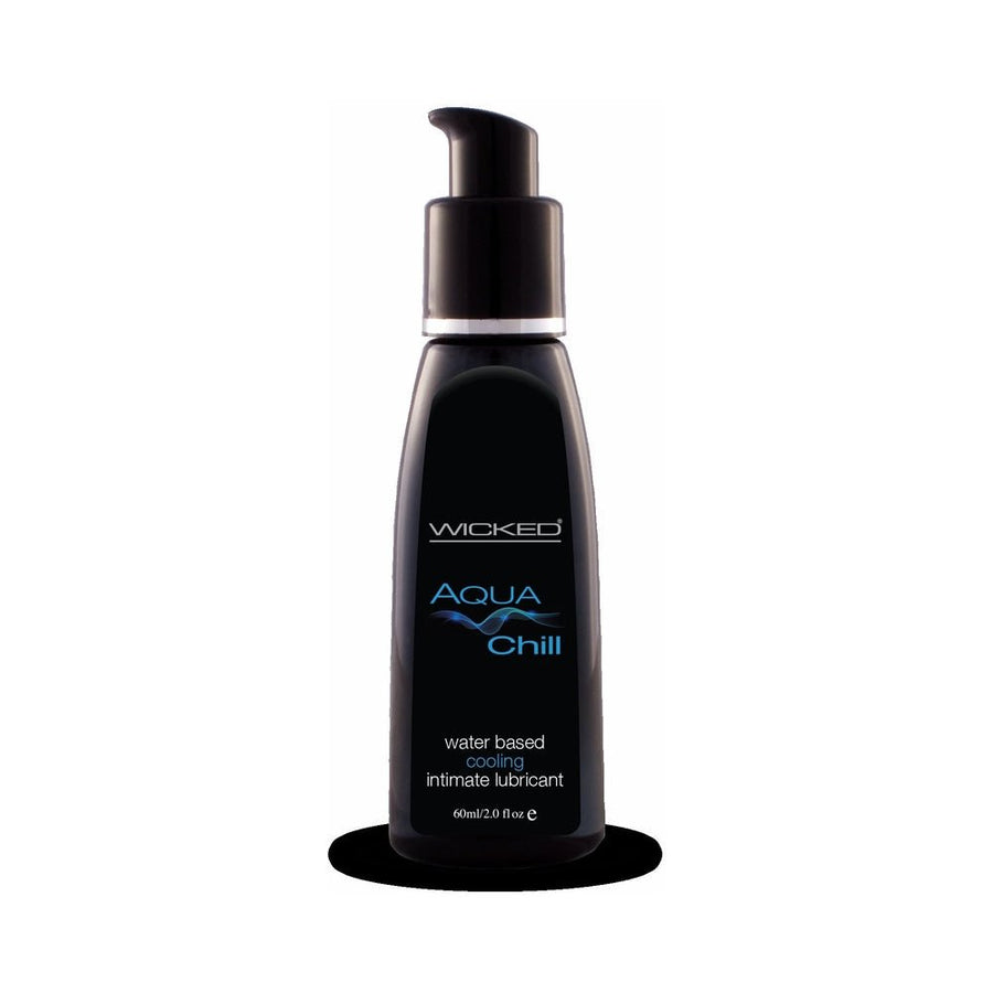 Wicked Aqua Chill Waterbased Cooling Sensatioln Lubricant 2oz.-blank-Sexual Toys®
