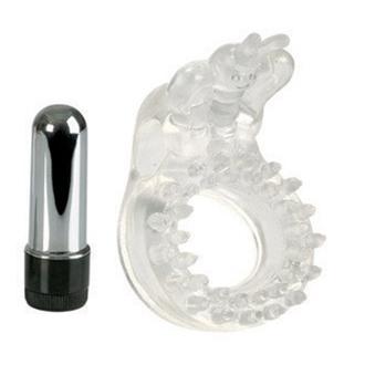 Wireless Butterfly Waterproof Couples Ring - Clear-blank-Sexual Toys®