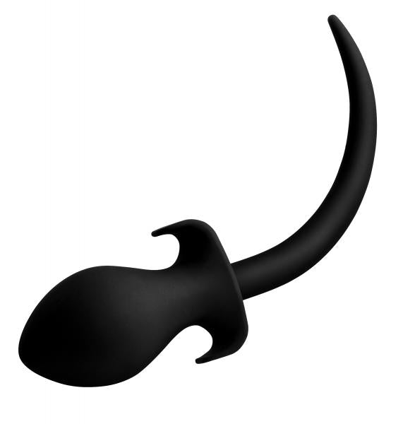 Woof XL Silicone Puppy Tail Butt Plug Black-Master Series-Sexual Toys®