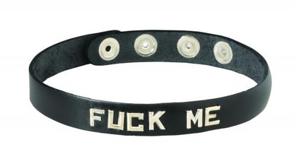 Wordband Collar Fuck Me - Black-blank-Sexual Toys®