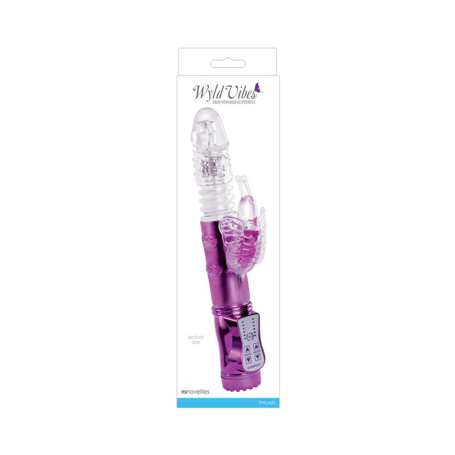 Wyld Vibes Butterfly Purple Rabbit Vibrator-NS Novelties-Sexual Toys®