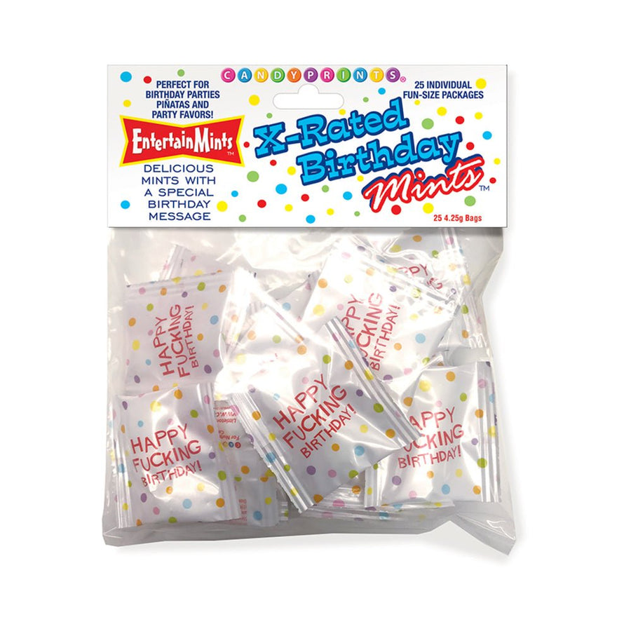 X-Rated Birthday Mints, Bag Of 25-Little Genie-Sexual Toys®