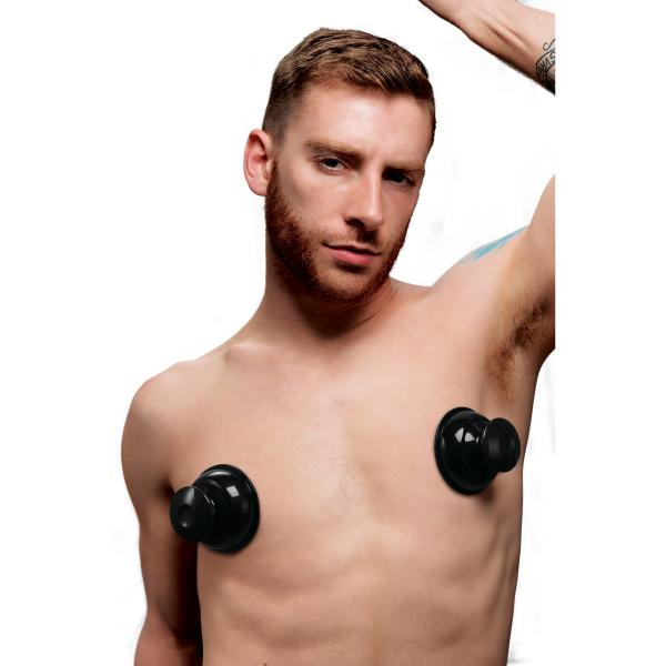 XL Plungers Extreme Suction Nipple Suckers Black-Master Series-Sexual Toys®