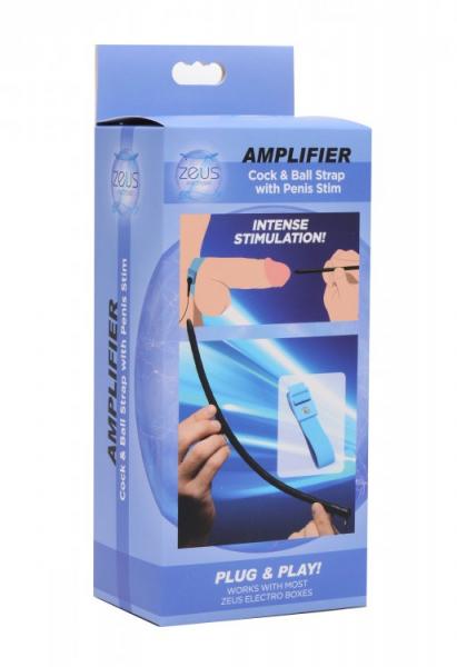 Amplifier Cock And Ball Strap With Penis Estim-Zeus Electrosex-Sexual Toys®