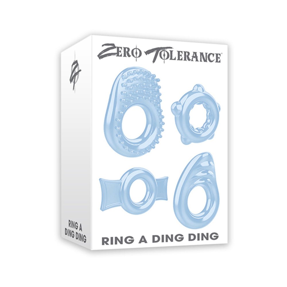 ZT Ring A Ding Ding Cock Ring Set Of 4-Zero Tolerance-Sexual Toys®